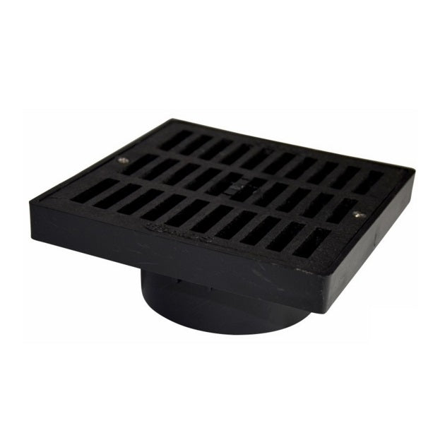 Aquascape Black Plastic Square Gully Frame & Grate 157mm (6 Inch)