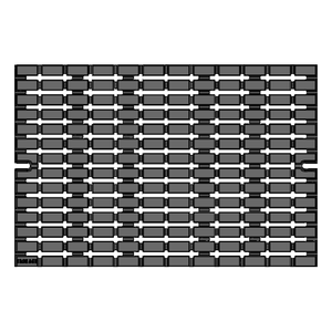 Plex Cast Iron Channel Drain Grate 454 x 302mm (18 x 12 Inch)