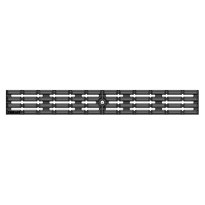 Plex Cast Iron Channel Drain Grate 456 x 57mm Heel Proof (18 x 2 Inch)