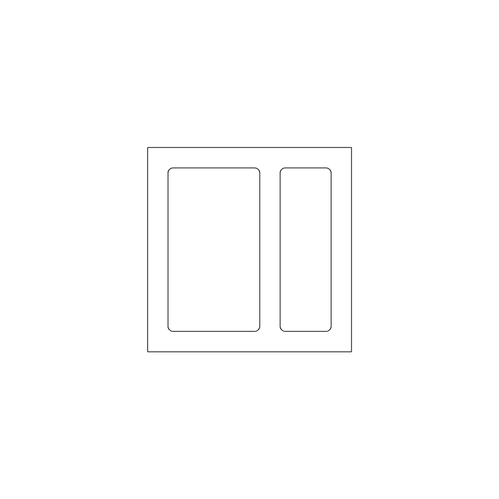 Modubloc Jonite Stone Breeze Block 200 x 200mm (8 x 8 Inch) - Quad