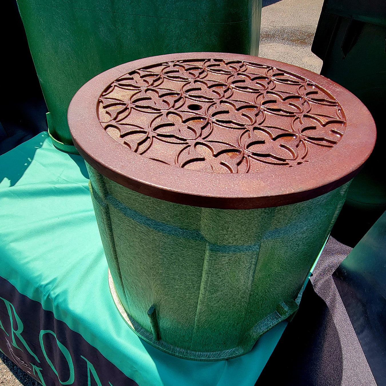 Quatrefoil Access Cast Iron Round Gully Cover 267mm (10 Inch)