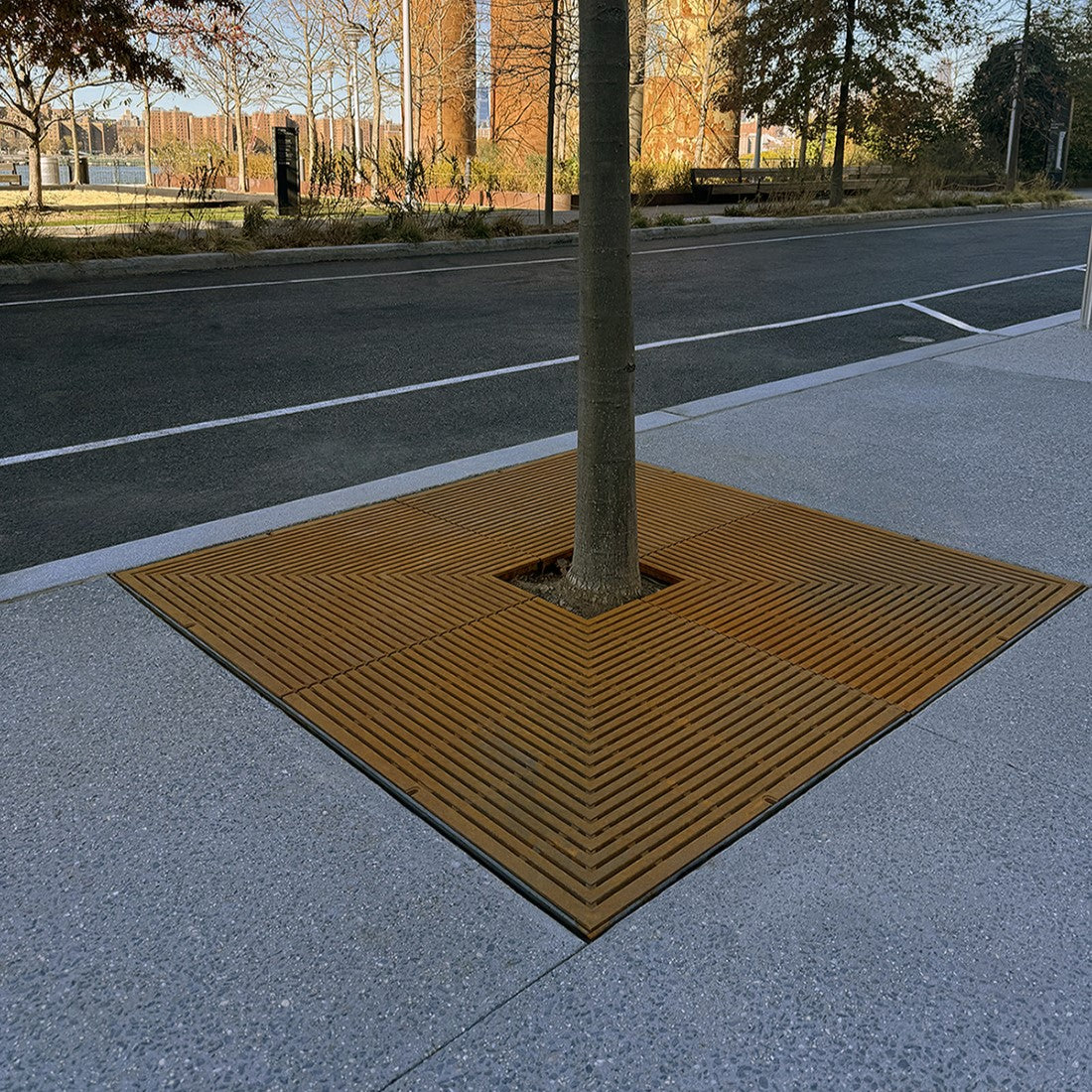Que Cast Iron Square Tree Grate 1521mm Heel Proof (60 Inch)