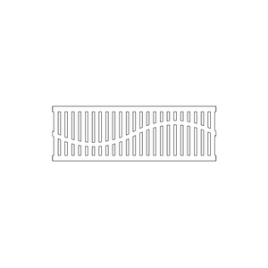 Ripple Jonite Stone Bathroom Grate 600 x 200mm (24 x 8 Inch)