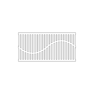 Ripple Jonite Stone Bathroom Grate 600 x 300mm (24 x 12 Inch)