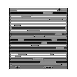 Rain Cast Iron Channel Drain Grate 494 x 518mm Heel Proof (21 x 20 Inch)