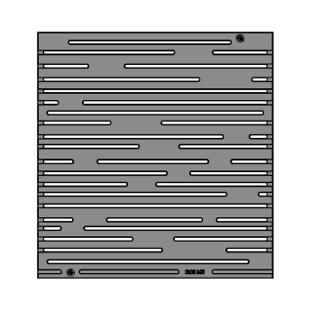Rain Cast Iron Channel Drain Grate 494 x 518mm Heel Proof (21 x 20 Inch)