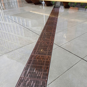 Rain Cast Iron Channel Drain Grate 602 x 452mm Heel Proof (24 x 18 Inch)