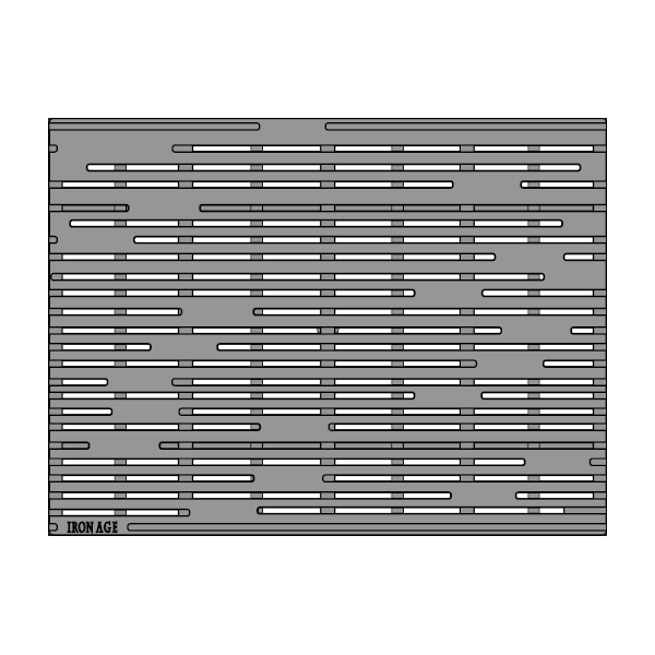 Rain Cast Iron Channel Drain Grate 602 x 452mm Heel Proof (24 x 18 Inch)