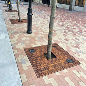 Rain Cast Ductile Iron Square Tree Grate 1216mm Heel Proof (48 Inch)