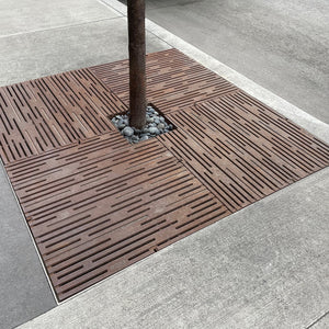 Rain Cast Ductile Iron Square Tree Grate 1216mm Heel Proof (48 Inch)