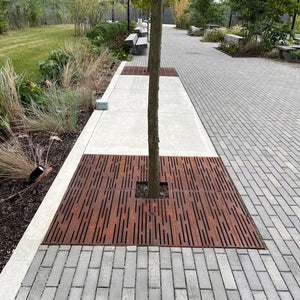 Rain Cast Ductile Iron Square Tree Grate 1521mm Heel Proof (60 Inch)