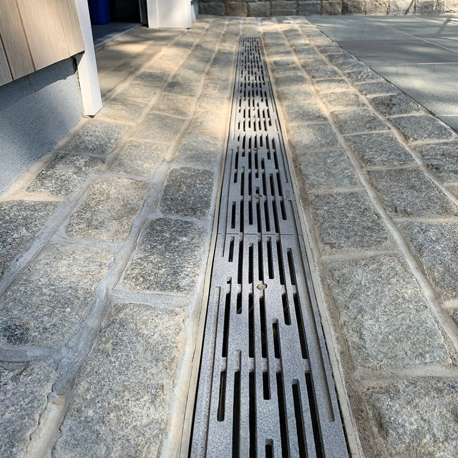 Rain Cast Iron Channel Drain Grate 608 x 149mm Heel Proof (24 x 6 Inch)