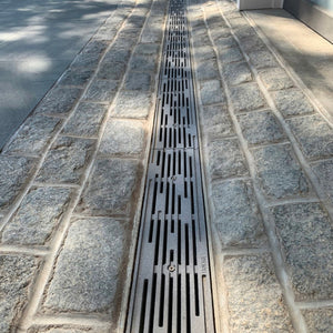 Rain Cast Iron Channel Drain Grate 608 x 149mm Heel Proof (24 x 6 Inch)