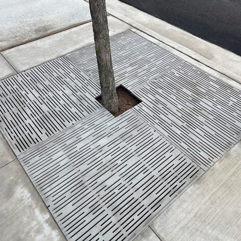 Rain Cast Ductile Iron Square Tree Grate 1826mm Heel Proof (72 Inch)