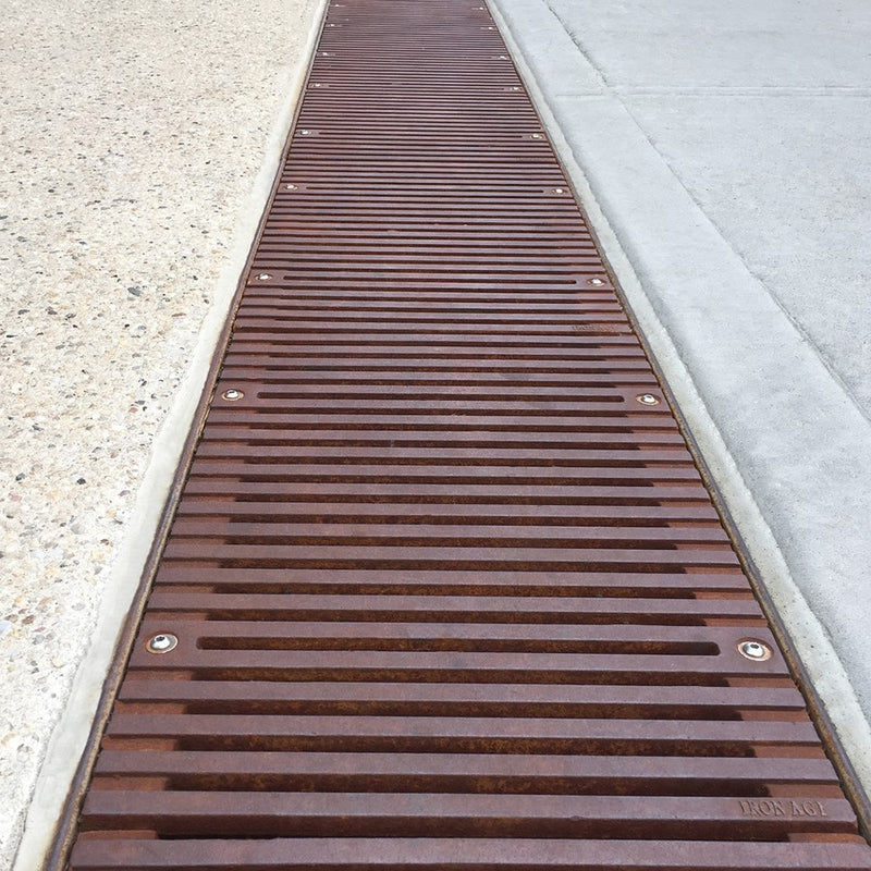 Regular Joe Cast Iron Channel Drain Grate 505 x 330mm (20 x 13 Inch)