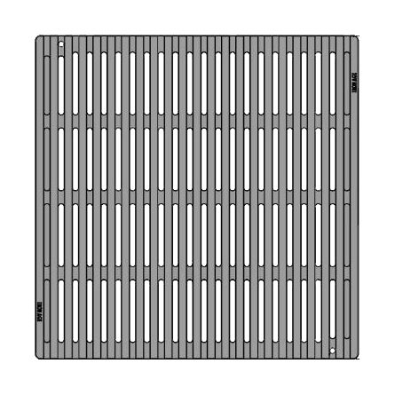 Regular Joe Cast Iron Square Gully Cover 607mm (24 Inch)