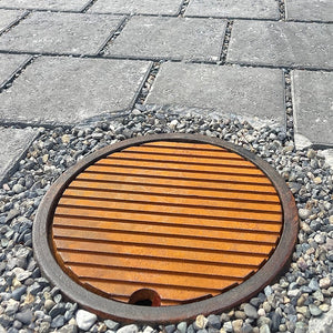 Regular Joe Cast Iron Round Gully/Manhole Cover 224mm (9 Inch)