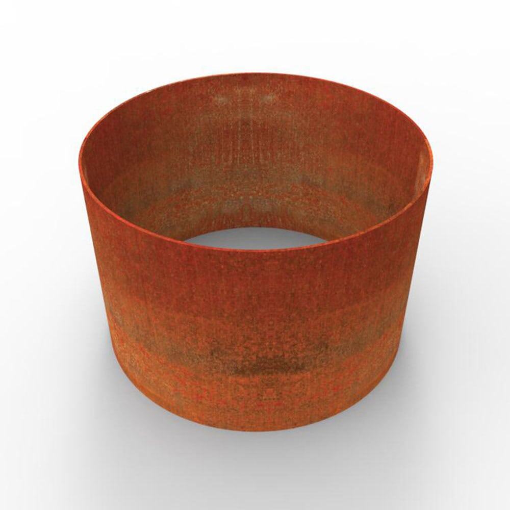 Corten Steel Hampton Bottomless Cylindrical Planter