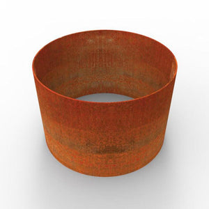 Corten Steel Hampton Bottomless Cylindrical Planter