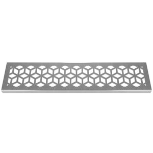 Rubix 304 Stainless Steel Channel Drain Grate 75 x 913mm (3 Inch)