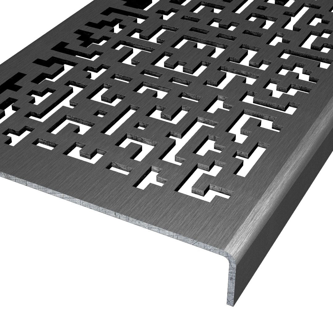 Crossword 304 Stainless Steel Channel Drain Grate 125 x 1000mm (5 Inch)