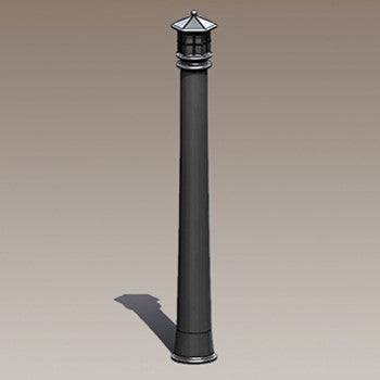 Sig Cast Aluminium Bollard 1211 x 155mm (48 Inch)