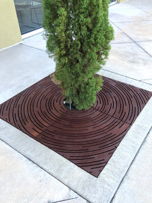 Spin Cast Ductile Iron Square Tree Grate 1216mm Heel Proof (48 Inch)