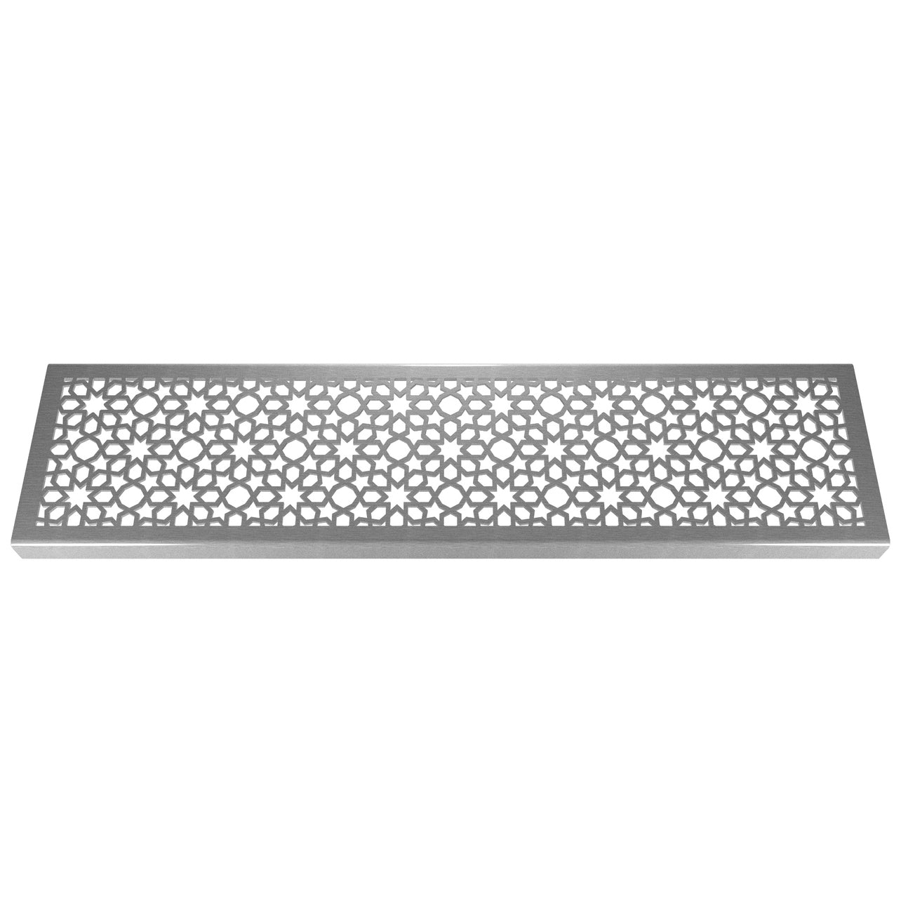 Lateral Design Studio Star Burst 304 Stainless Steel Channel Drain Grate 125 x 1000mm (5 Inc ...