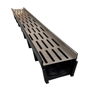 Aquascape Stainless Steel Recessed Channel Drain Grate With Channel (5 Inch)