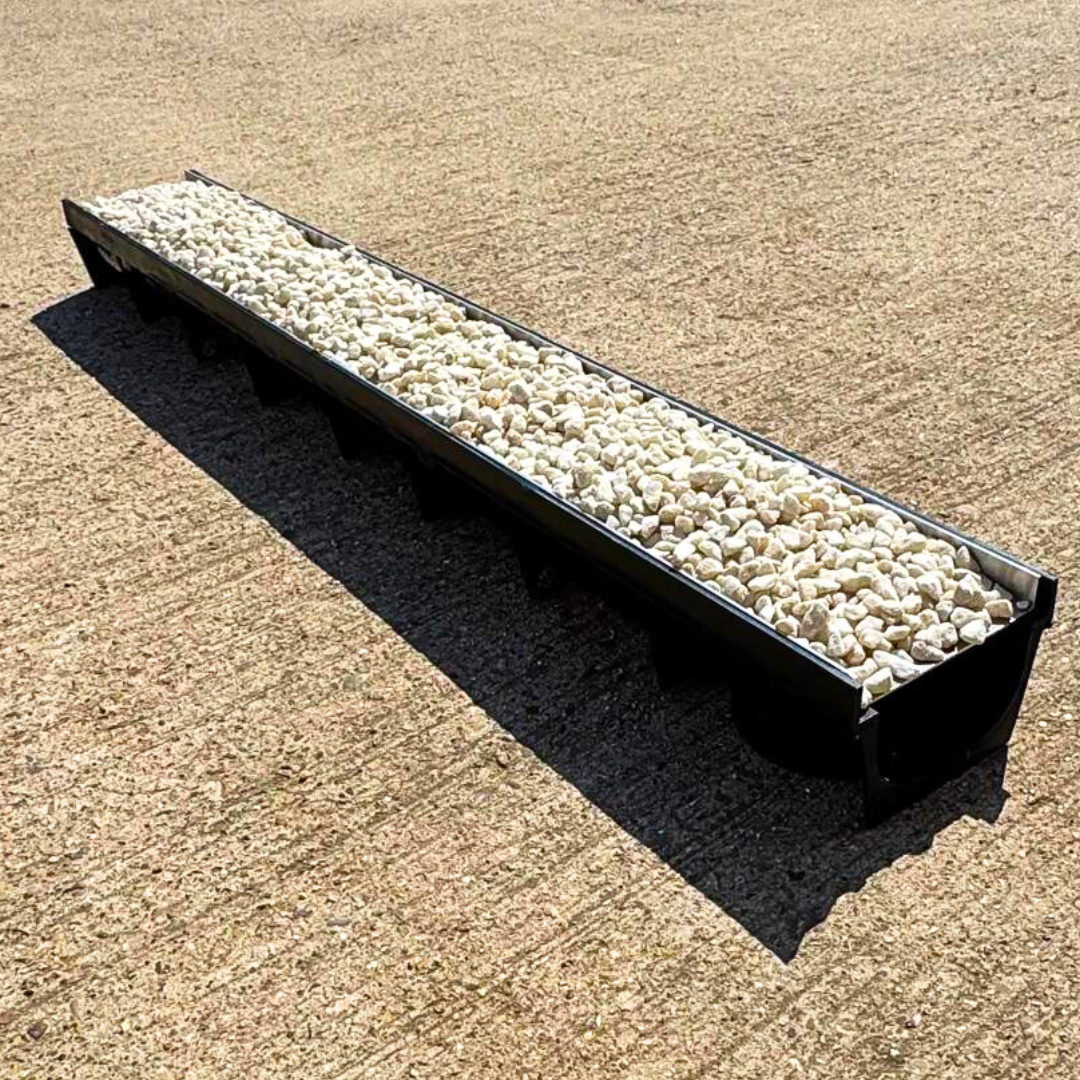 Aquascape Stainless Steel Recessed Channel Drain Grate With Channel (5 Inch)