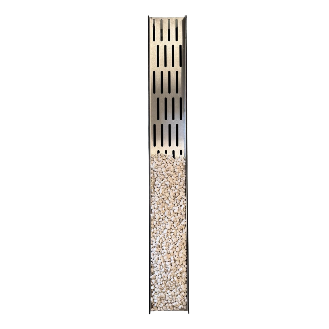 Aquascape Stainless Steel Recessed Channel Drain Grate With Channel (5 Inch)