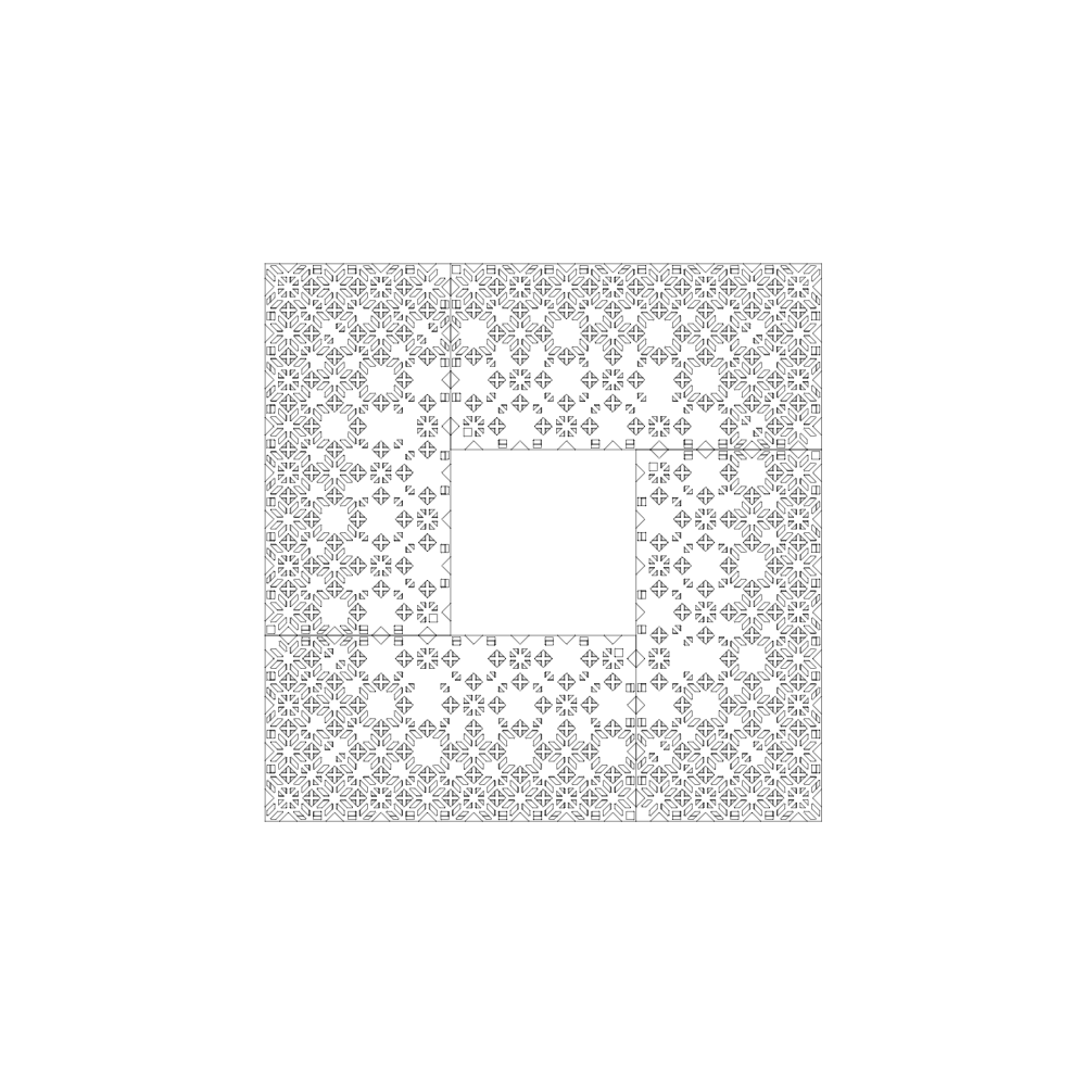 Tessera Jonite Stone Square Tree Grate 1500mm (59 Inch)