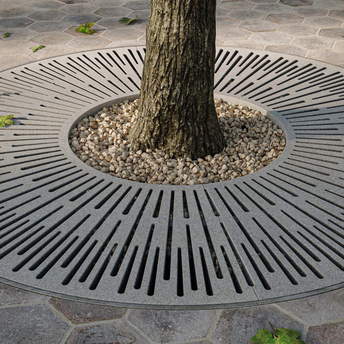 Pyra Jonite Stone Round Tree Grate 1500mm Diameter (59 Inch)
