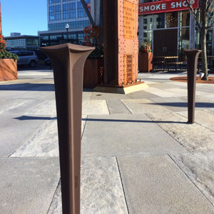 Tak Square Cast Aluminium Bollard 990 x 277mm (39 Inch)