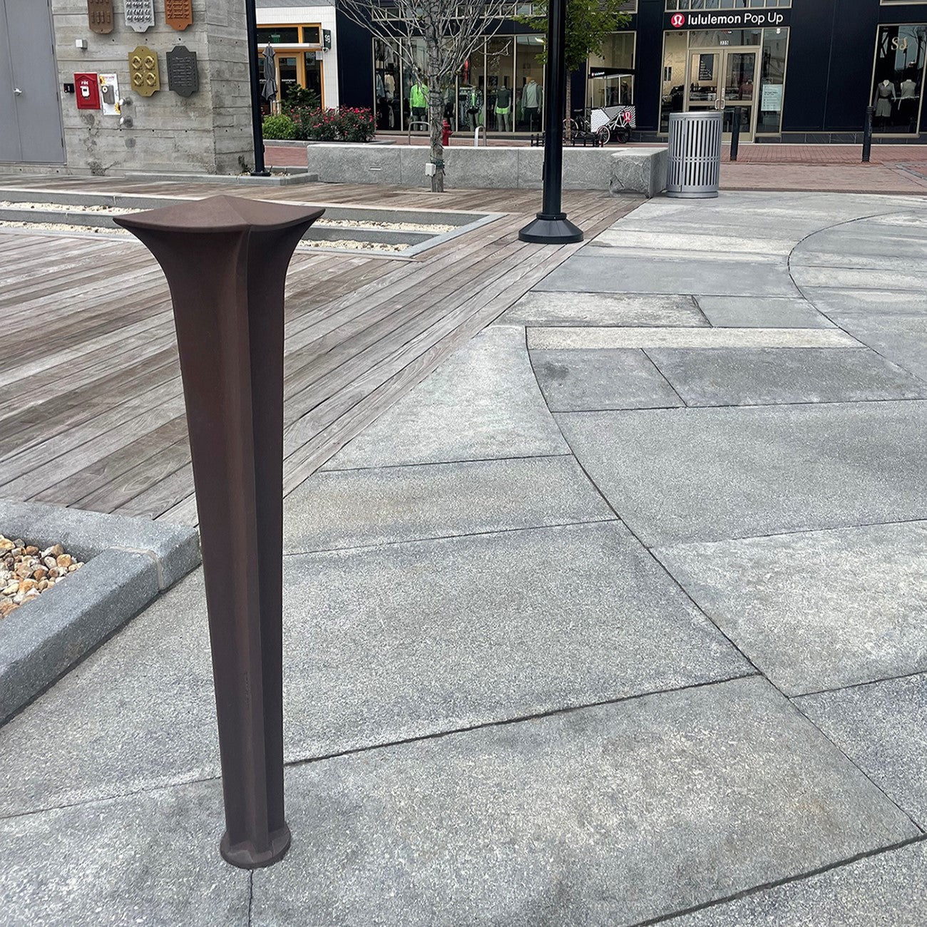 Tak Square Cast Aluminium Bollard 990 x 277mm (39 Inch)