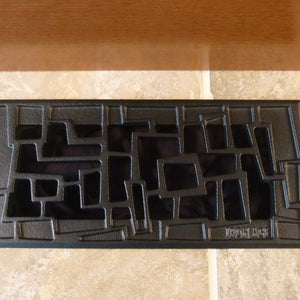 Tenino Cast Iron Floor Register Grate 251 x 99mm (10 x 4 Inch)