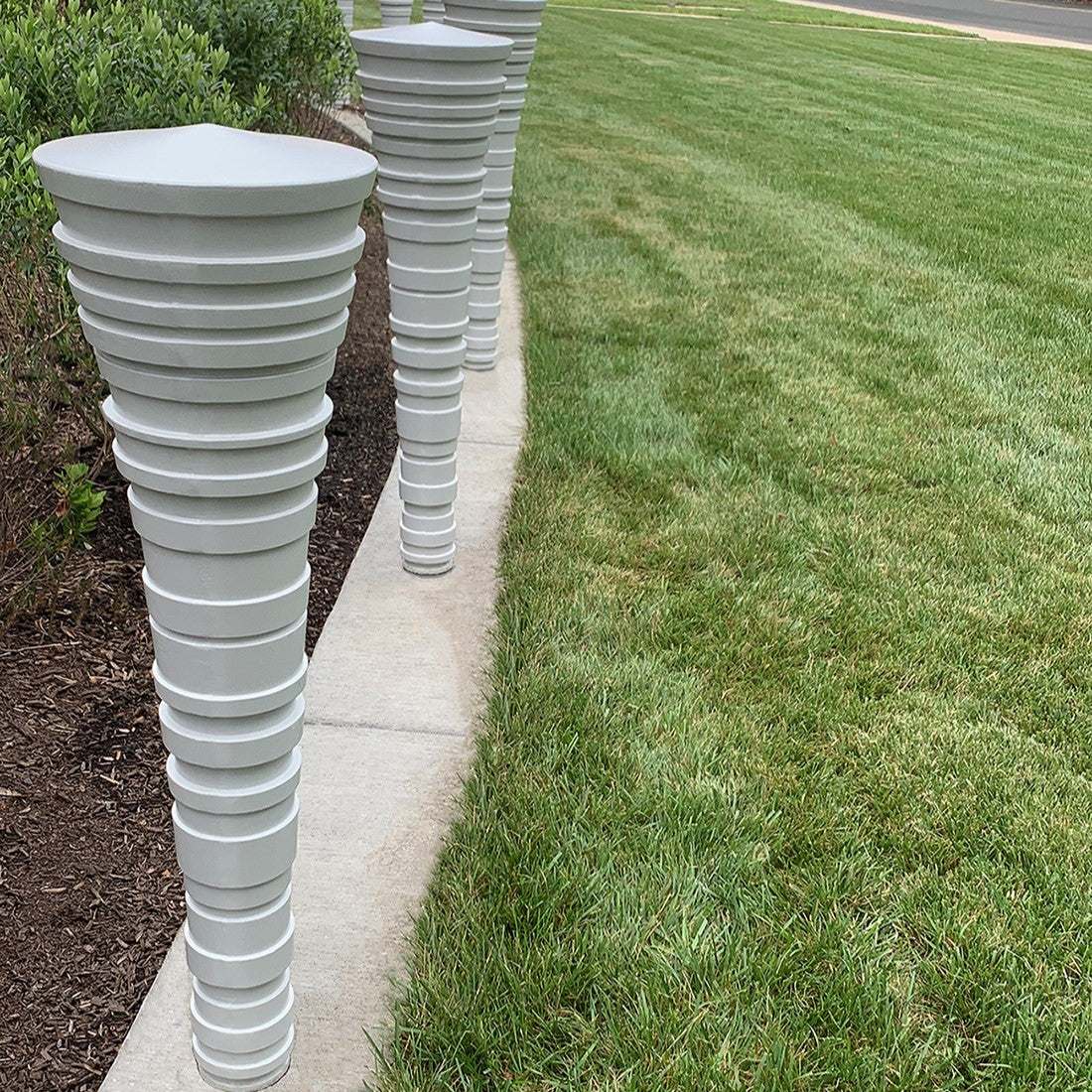 Tornado Cast Aluminium Bollard 993 x 277mm (39 Inch)