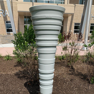 Tornado Cast Aluminium Bollard 993 x 277mm (39 Inch)