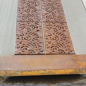 Tulie Cast Iron Channel Drain Grate 505 x 302mm (20 x 12 Inch)