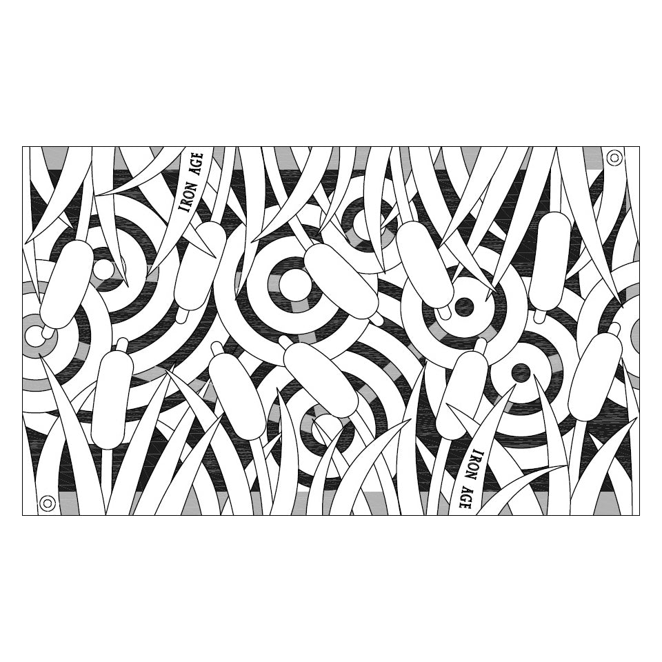 Tulie Cast Iron Channel Drain Grate 505 x 302mm (20 x 12 Inch)