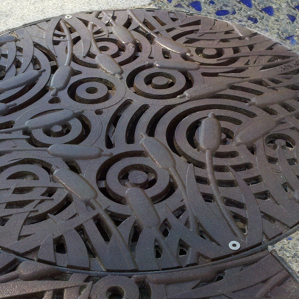 Tulie PEDESTRIAN LOAD ONLY Cast Iron Round Gully Cover 607mm (24 Inch)