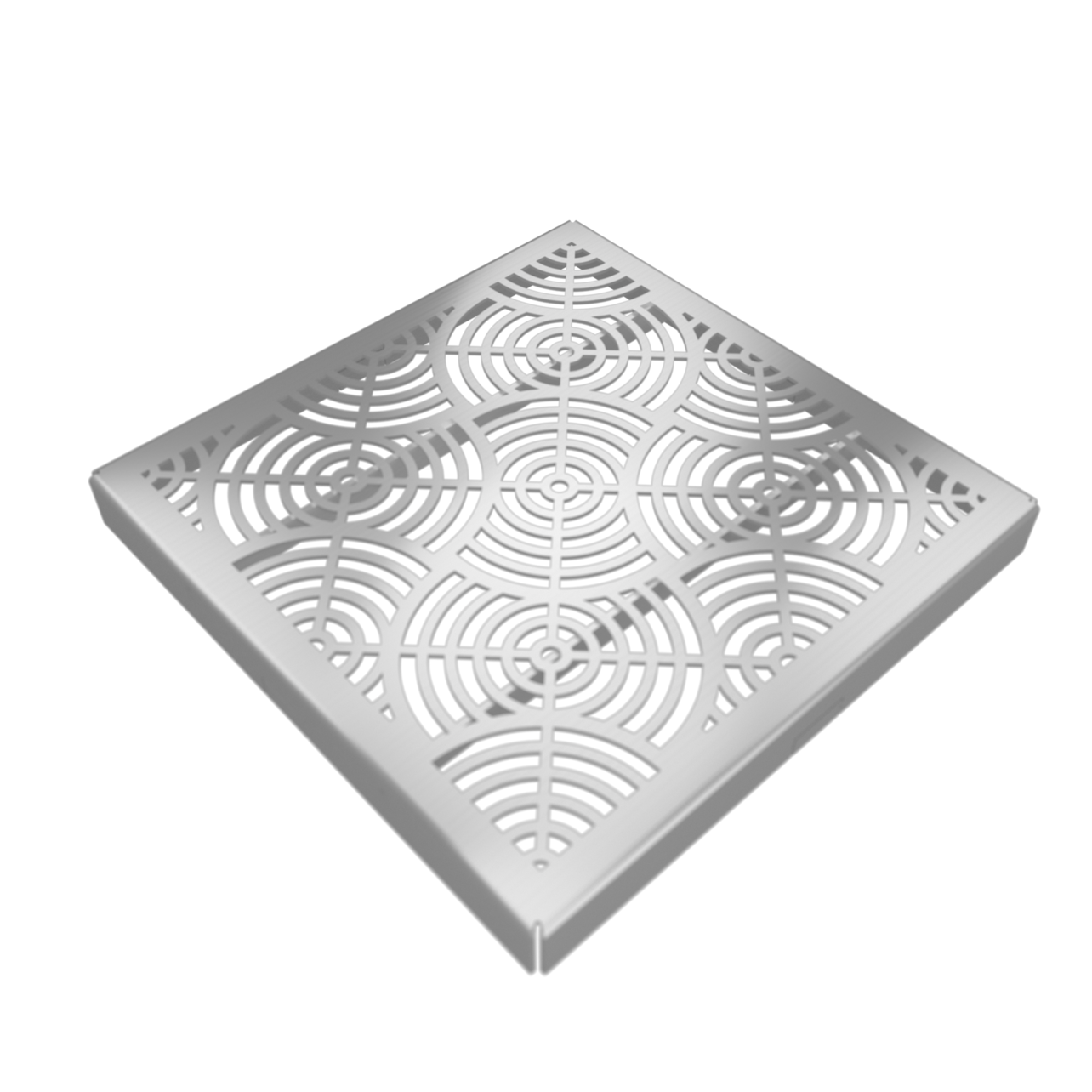 Waves Stainless Steel Square Gully (300 x 300mm)