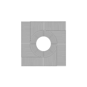 Zen Jonite Stone Square Tree Grate 1500mm (59 Inch)