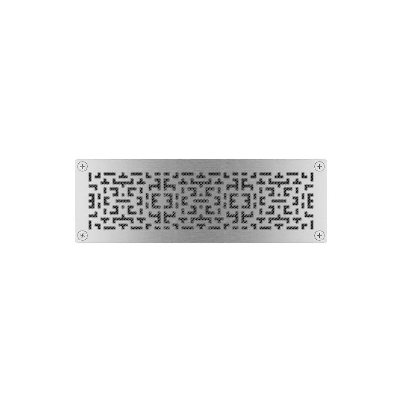 Lateral Design Studio Aquaduct Crossword 304 Stainless Steel Air Brick Cover 229 x 75mm ...