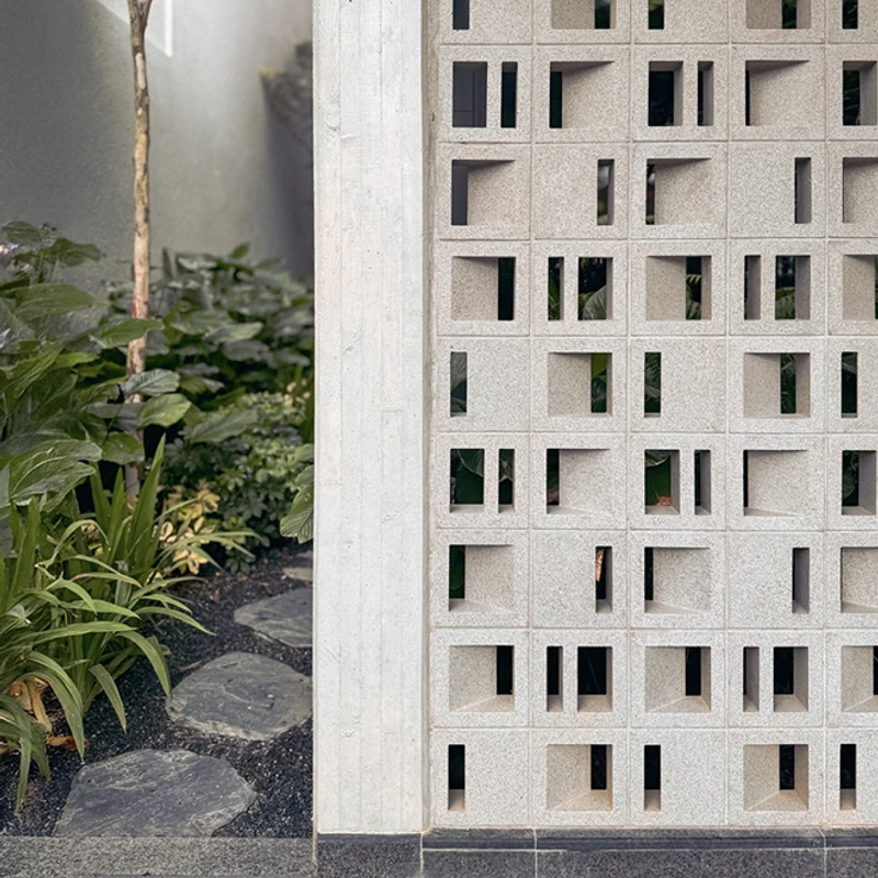 Modubloc Jonite Stone Breeze Block 200 x 200mm (8 x 8 Inch) - Quad
