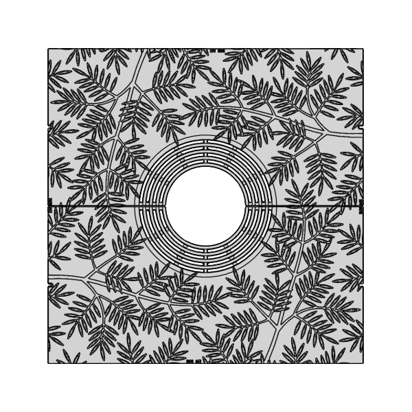Locust Cast Iron Square Tree Grate 1216mm Heel Proof (48 Inch)