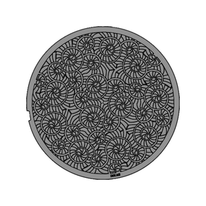 Miso Heavy Duty Manhole Cast Iron Round Gully Cover 640mm (25 Inch)