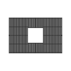 Regular Joe Cast Ductile Iron Tree Grate 1826 x 1216mm Heel Proof (72 x 48 Inch)