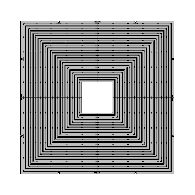 Que Cast Iron Square Tree Grate 1521mm Heel Proof (60 Inch)