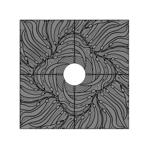 Kelp Cast Iron Square Tree Grate 1524mm (60 Inch)